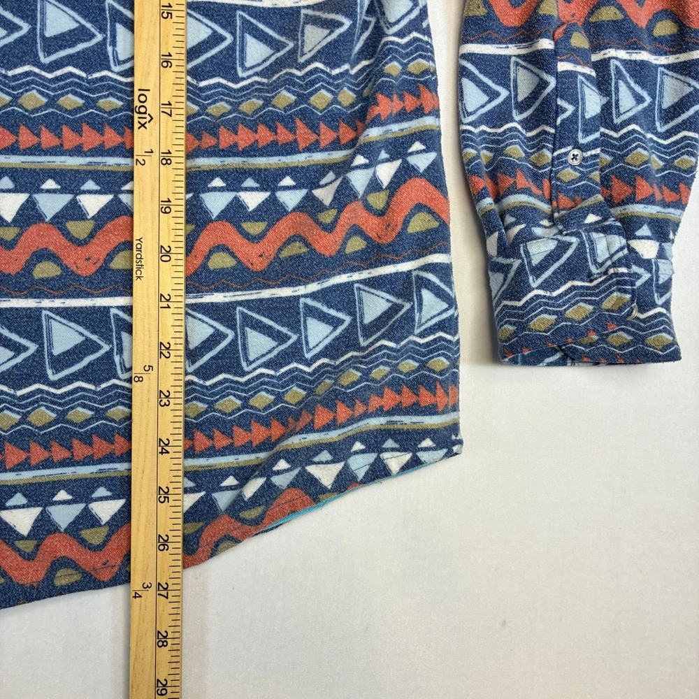 Chubbies Mens Long Sleeve Geometric Pattern Button Up Shirt Large - Picture 6 of 9